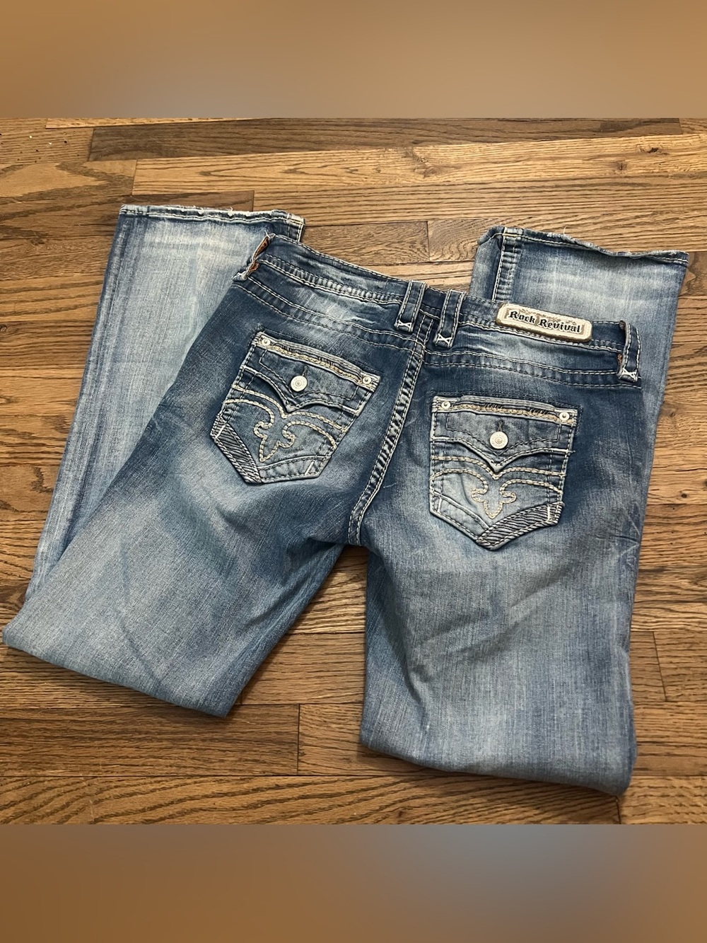 Rock Revival Lang Mid-Rise Boot Jeans Size 30